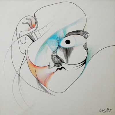 <br>NÔ <span style='color: #5E7C98'>- Encre et crayons de couleur -</span> <em><span style='color: #00CB65;font-size: 10px;'>DISPONIBLE</span></em><br><br>