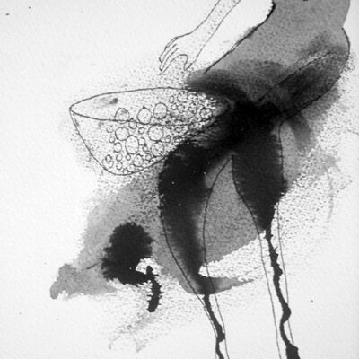 NUIT D'ENCRE - Encre sur papier.